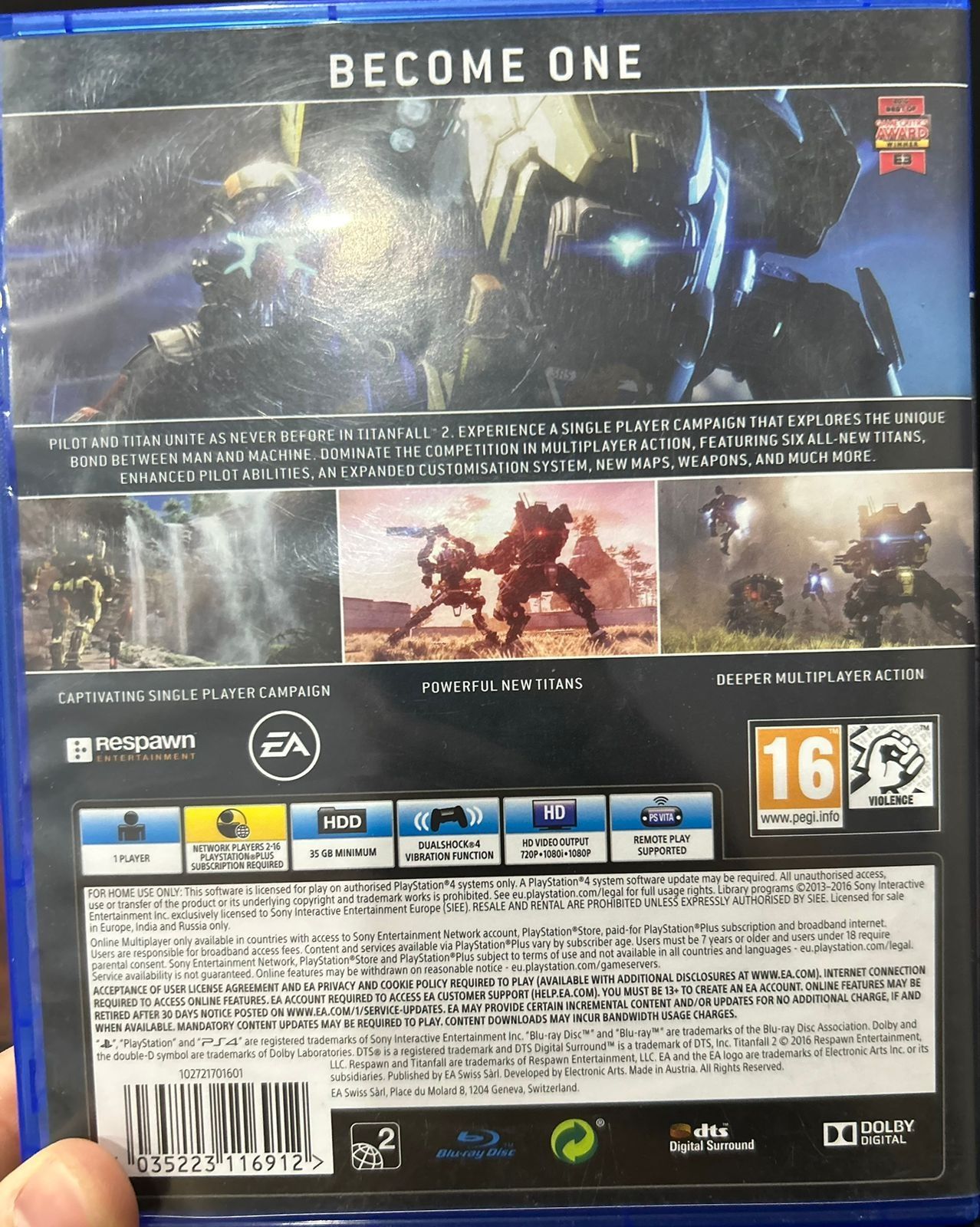 Продам Titanfall 2