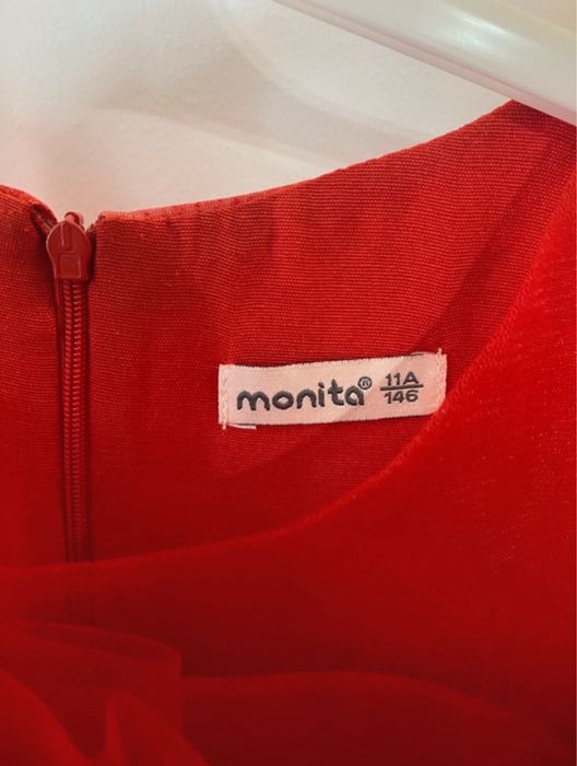 Rochie roșie ,fetite de 10,11 ani