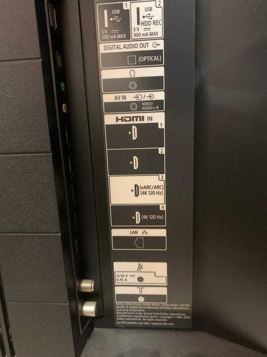 Телевизор Sony KD-65X85J (2021) За резервни части