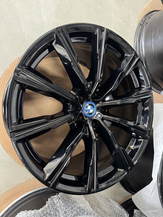 Jante Bmw X5 X6 R20 G05 G06 Originale M740 Negru Lucios