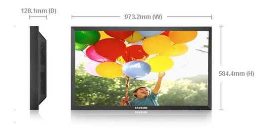 Display profesional cu touchscreen Samsung 400TSN-2 40 inch
