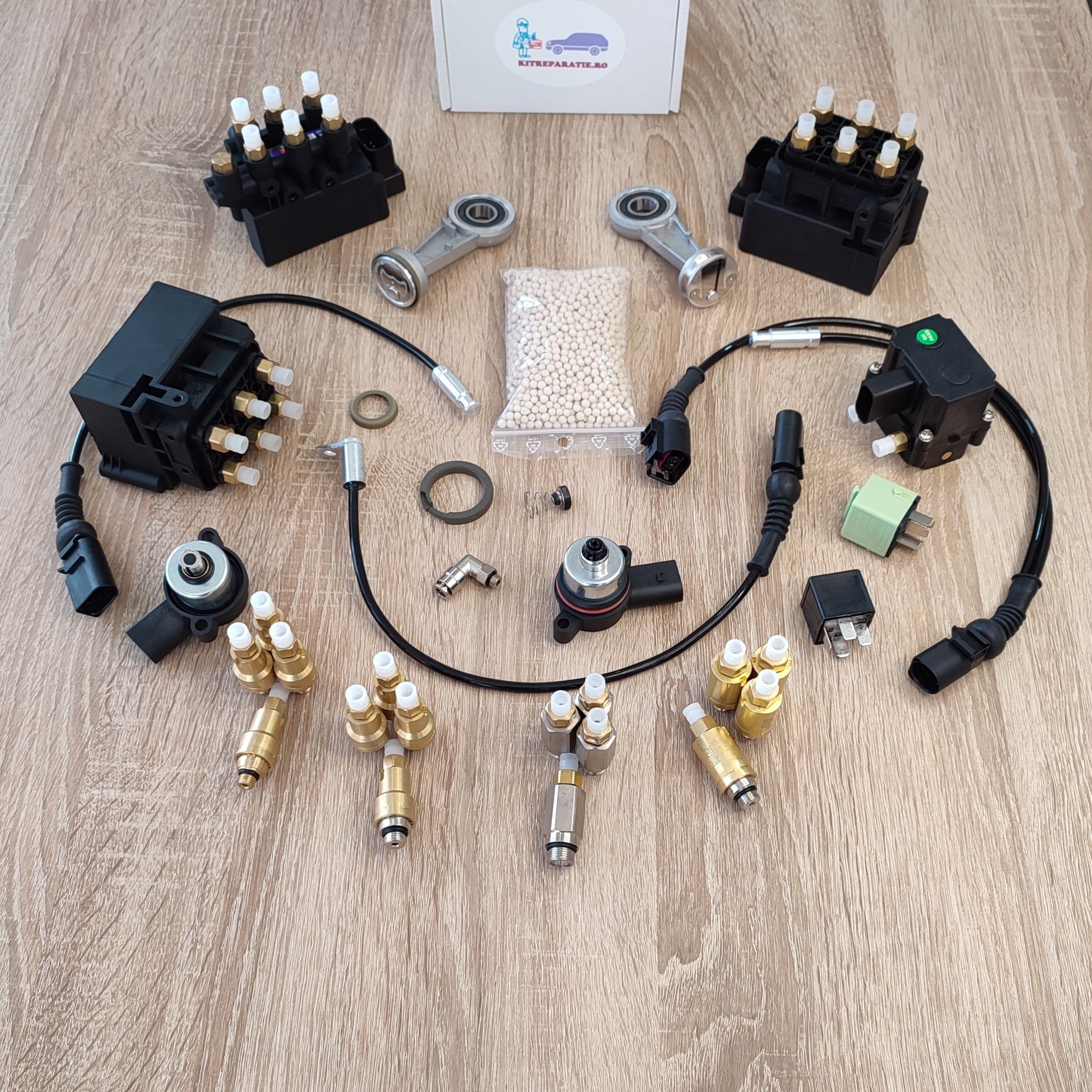 Kit reparatie Compresor perne Touareg, Audi Q7 A8 A6, L322, bloc valve