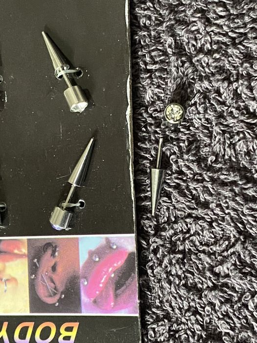 Body Piercing set 12 buc otel chirugical L316