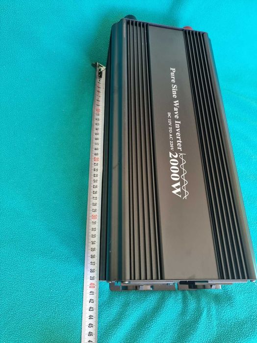 Инвертор Висок клас 2000w/4000w 12v - 220v ПЪЛНА СИНУСОИДА Солар батер