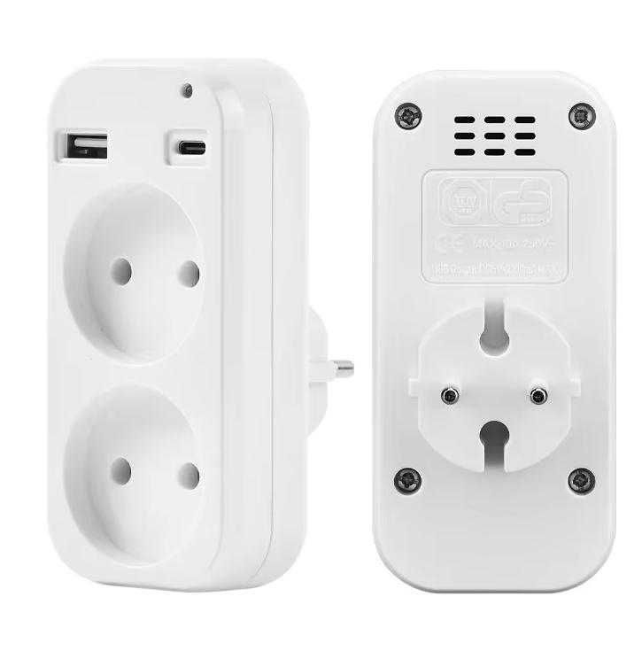 Игра Детски Разклонител USB Женско + USB Type-C 220V 10A 5V 2.1A Max