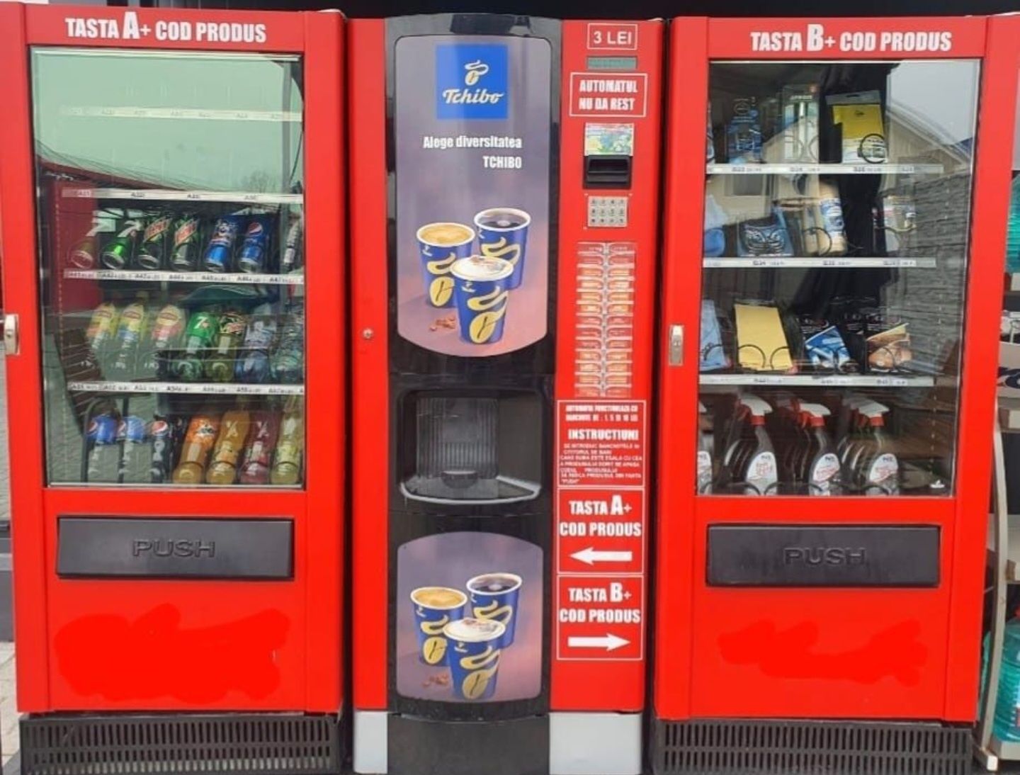 Automate de cafea și de sucuri