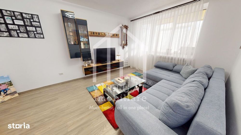 Apartament de vanzare in Sibiu, 55 mp utili + balcon, mobilat complet