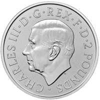 Сребърна монета 1 унция - Британия 2024г. - Чарлз