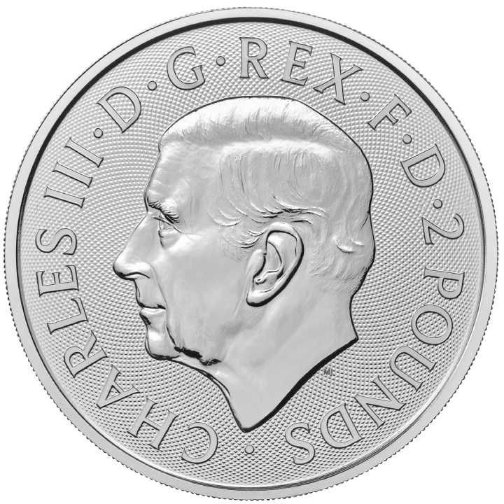 Сребърна монета 1 унция - Британия 2024г. - Чарлз