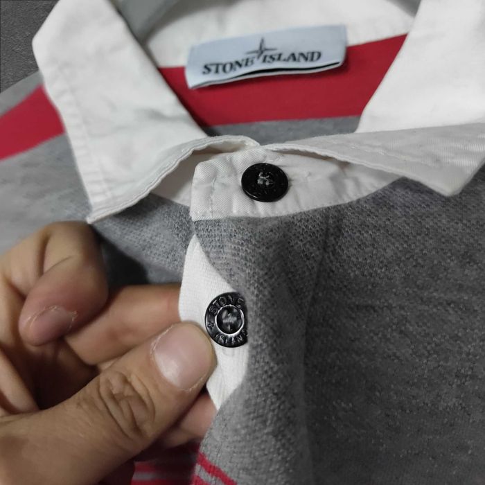 Stone Island 100% памук мъжка блуза с яка c.p company