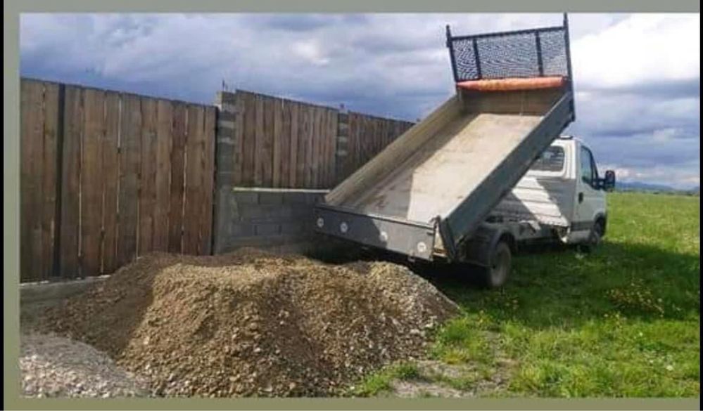 Nisip, Piatra, Moloz, Calcar, Pamant vegetal, Materiale de constructii