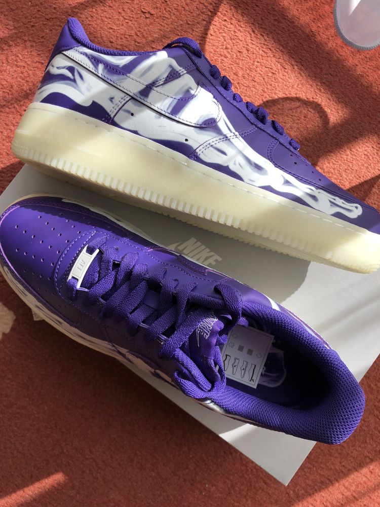 Air Force 1 Purple Skeleton