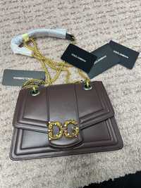 Dolce & Gabbana DG Amore Leather Handbag