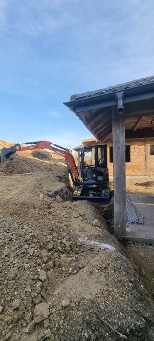 Miniexcavator, excavator, de inchiriat, inchiriere