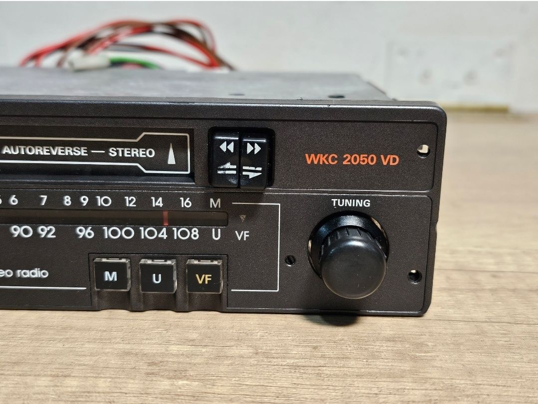 Radio casetofon GRUNDIG wkc-2050 VD, vintage auto retro