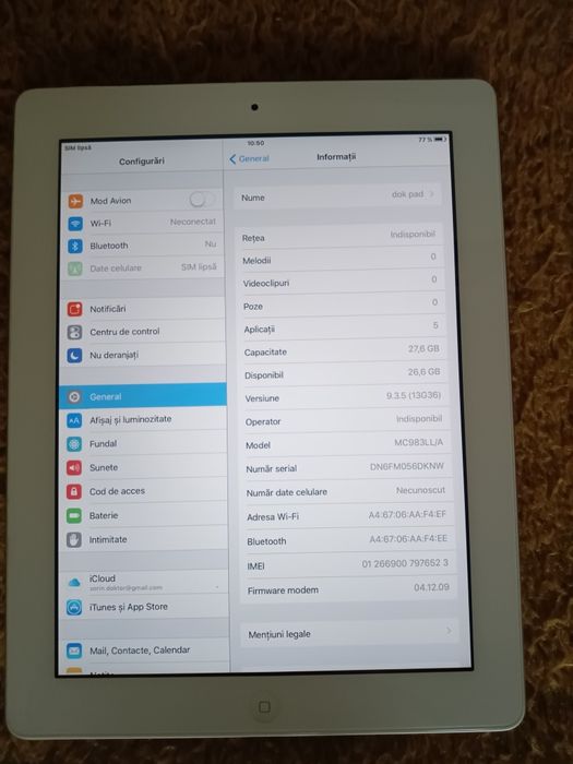 iPad 2 32Gb wi-fi 3G model A1396 (2011)