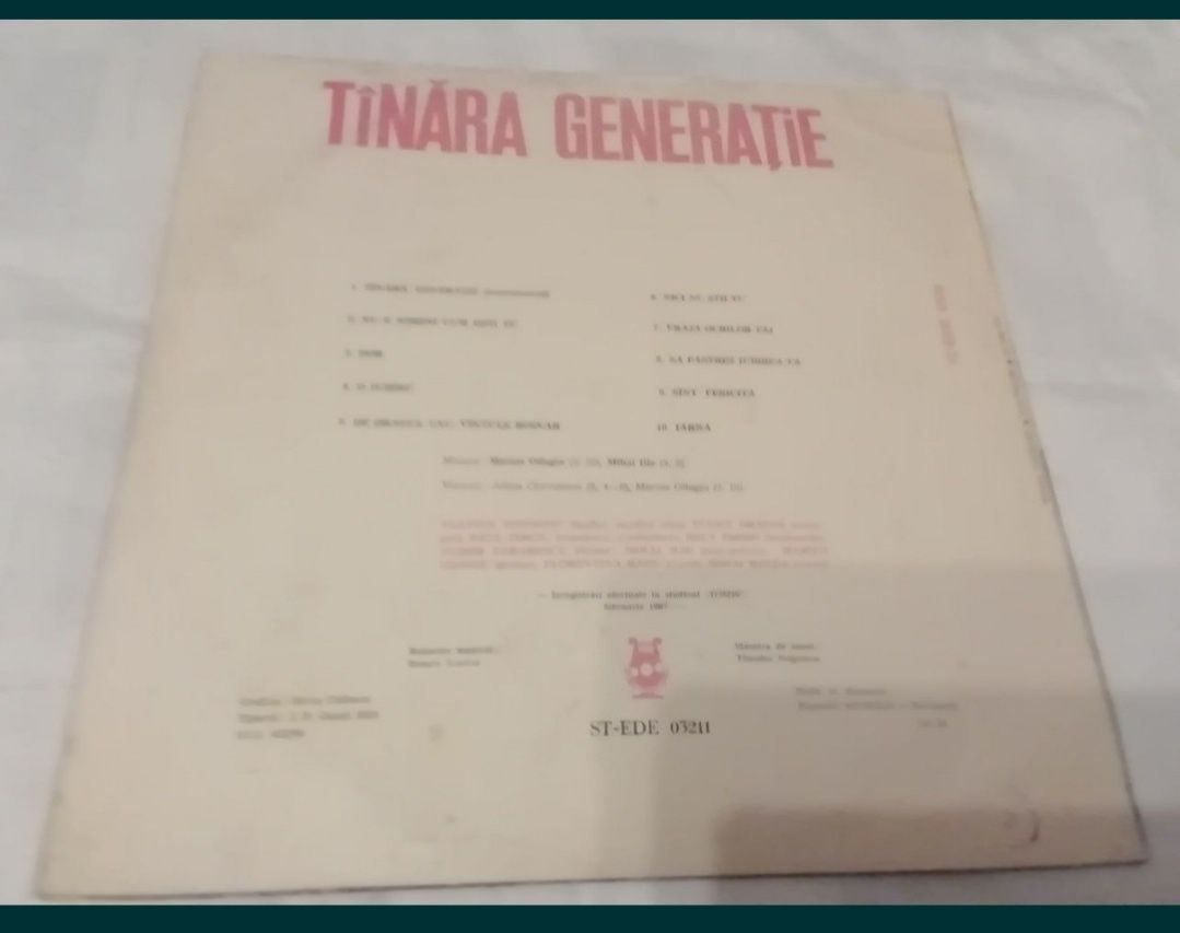 Vinil Celelalte Cuvinte, Tanara Generație