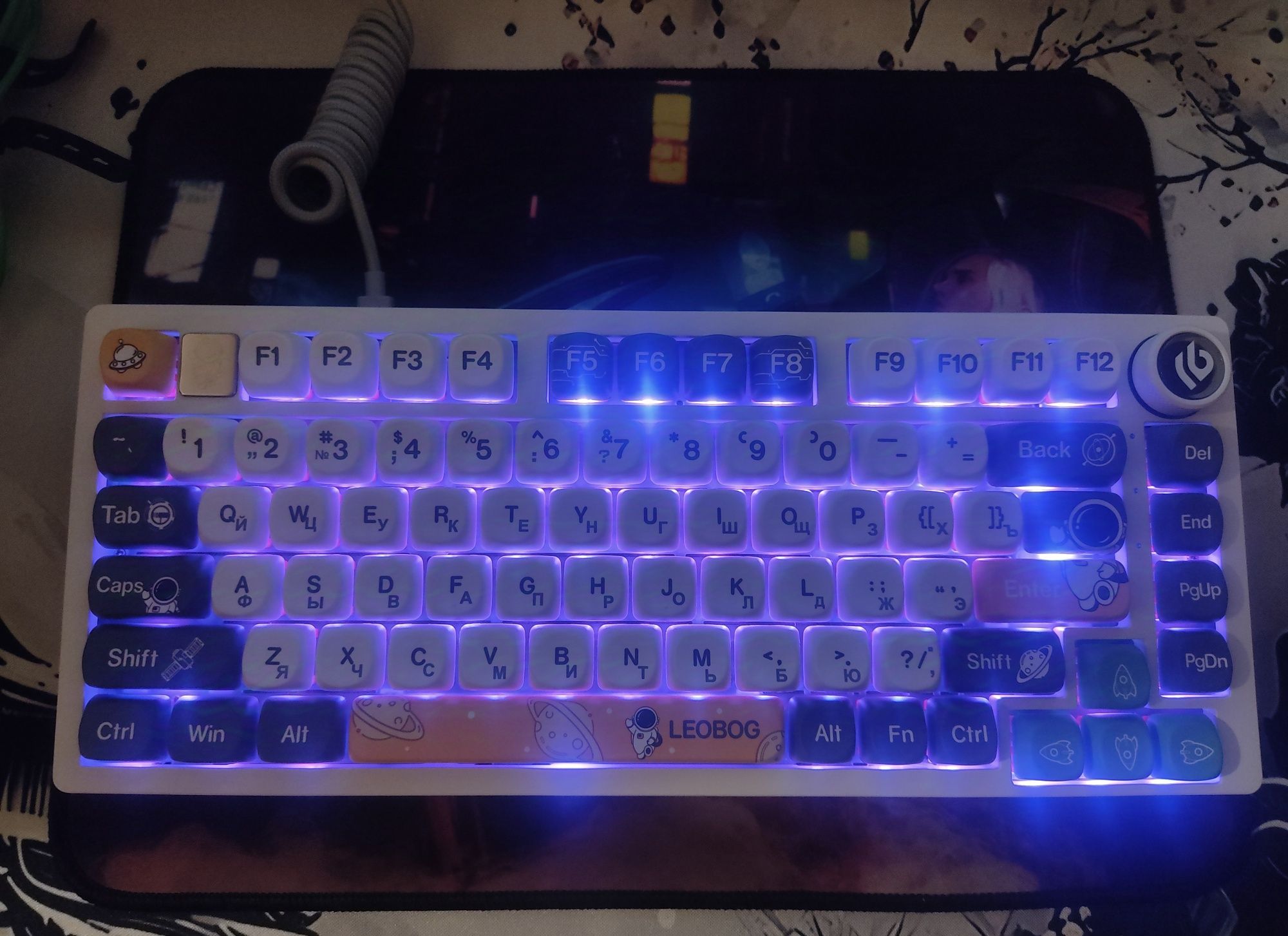 Клавиатура Leobog hi75 Astronaut