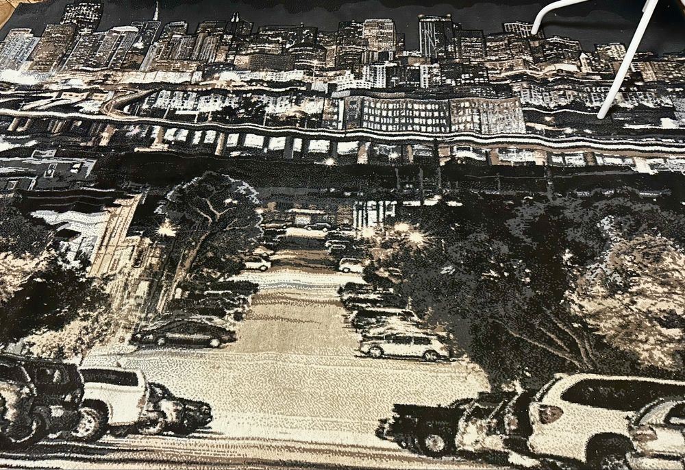 Ковёр 2/3м с петлями и брус прилагается,, можно использовать как пал