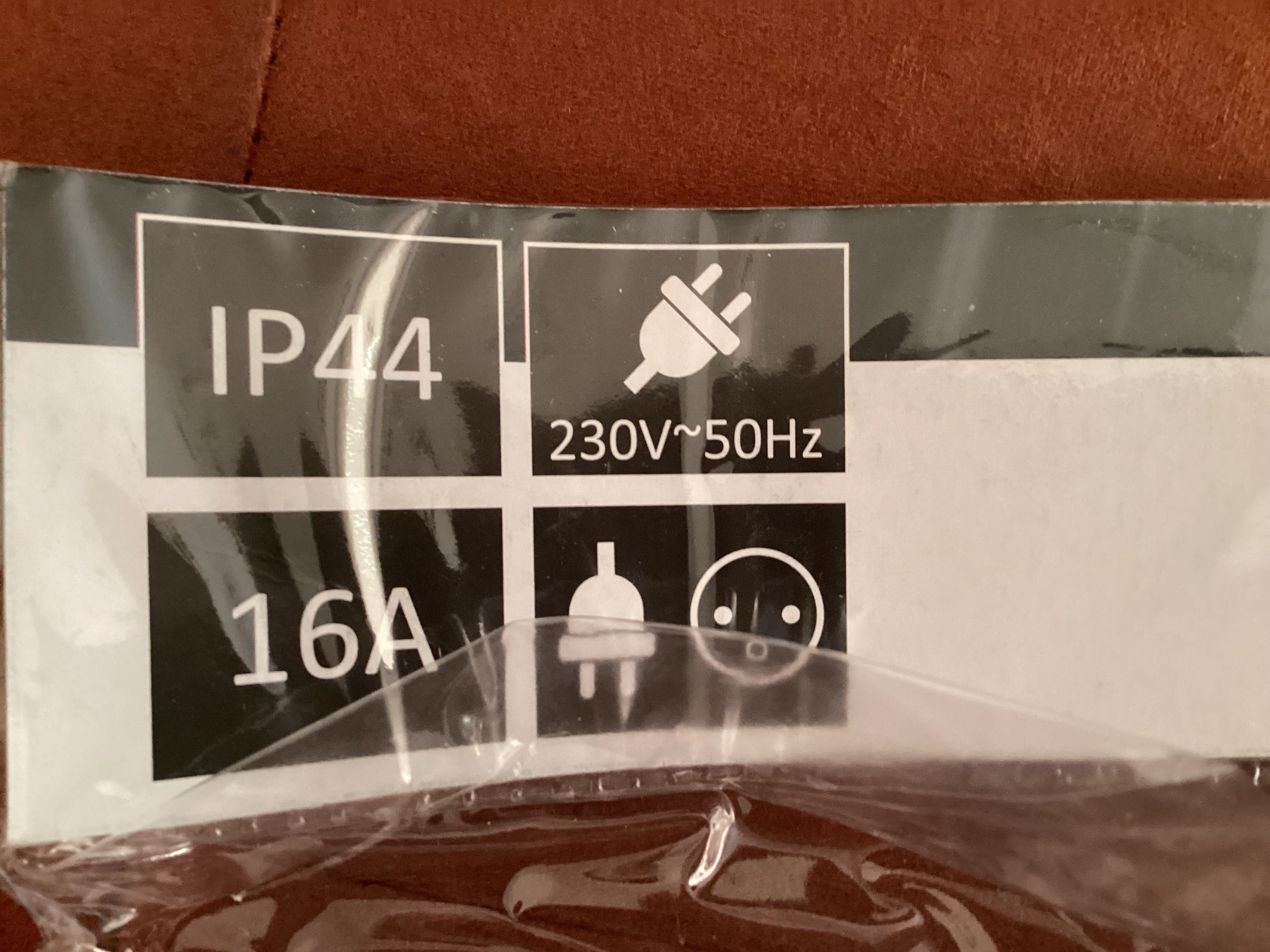 Удължител 40м, 3х2.5мм, IP44, 16A, 230v~50Hz