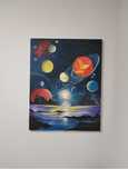 Tablou pictat manual. Dimensiuni 110 cm x 70 cm