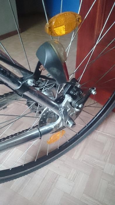 bicicleta cadru aluminiu 24 viteze frana disc fata spate