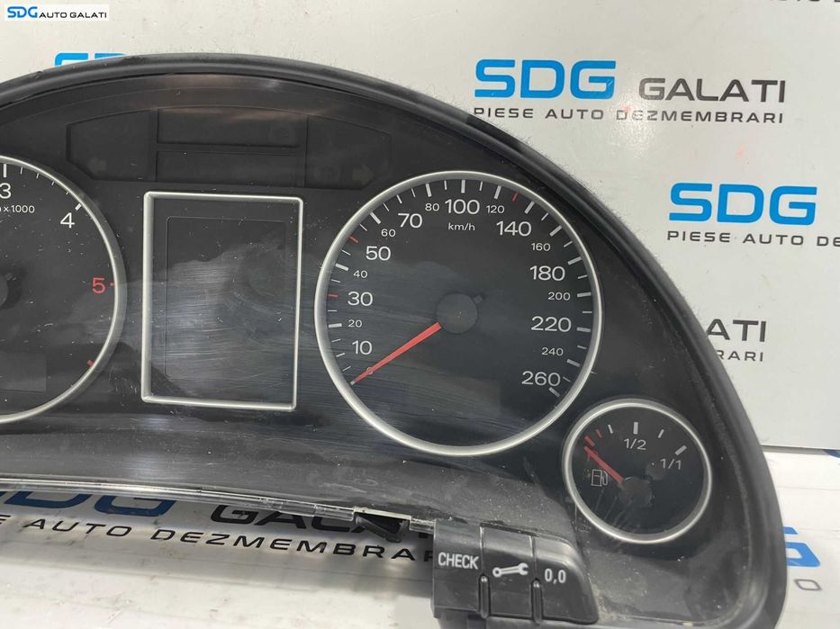 Ceas Ceasuri Cluster Instrumente Bord Audi A4 B6 2.5 TDI 2001 - 2005 Cod 0263626191 04332413000106 [L4194] [L4196]