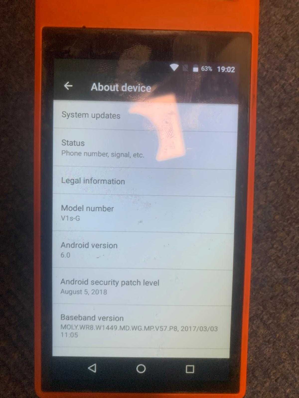 POS Sunmi V1s W5920