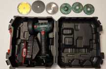 Mini polizar unghiular/ flex cu acumulator  si incarcator PARKSIDE