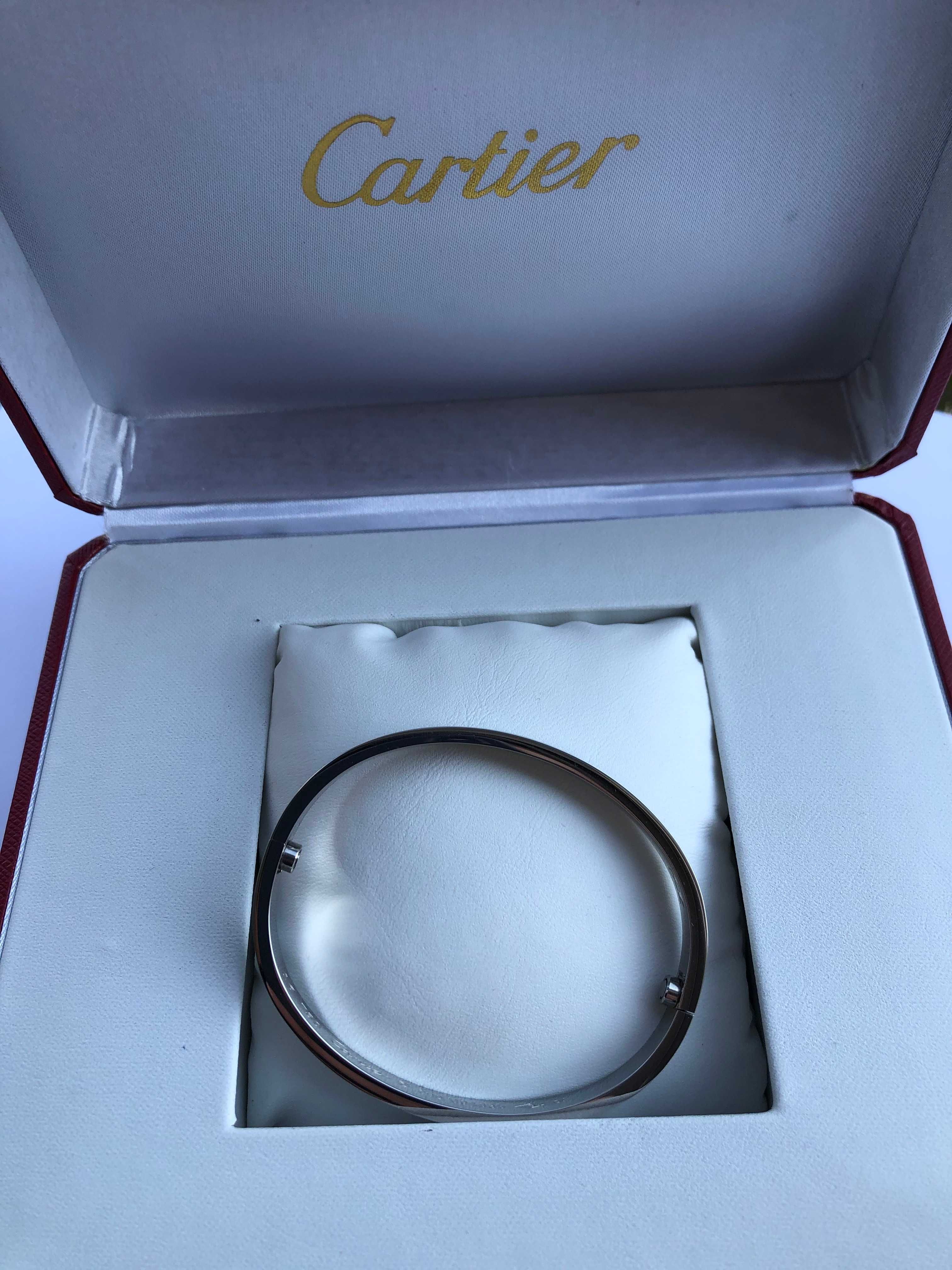 Brățară Cartier LOVE 16 Aur alb 18K