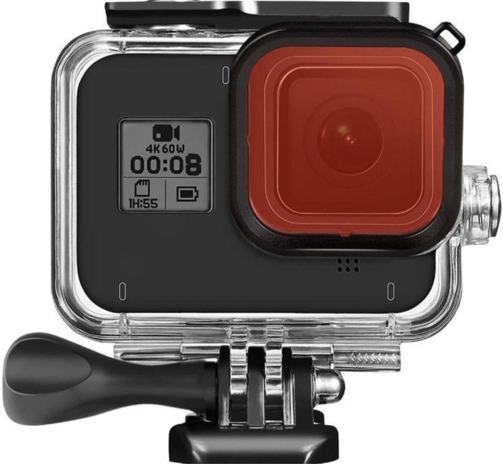 Комплект филтри GoPro Hero 5 6 7 Black екшън камери лепенка стойка