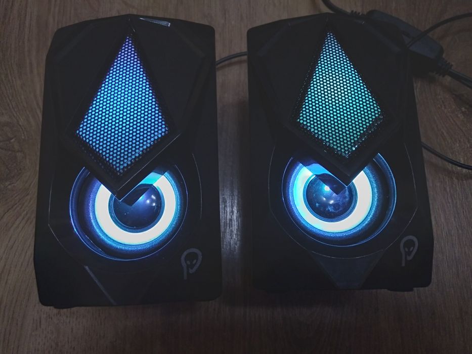 BOXE Gaming 2.0, RMS: 6W (2 x 3W), control volum, mufa casti, 4 x LED