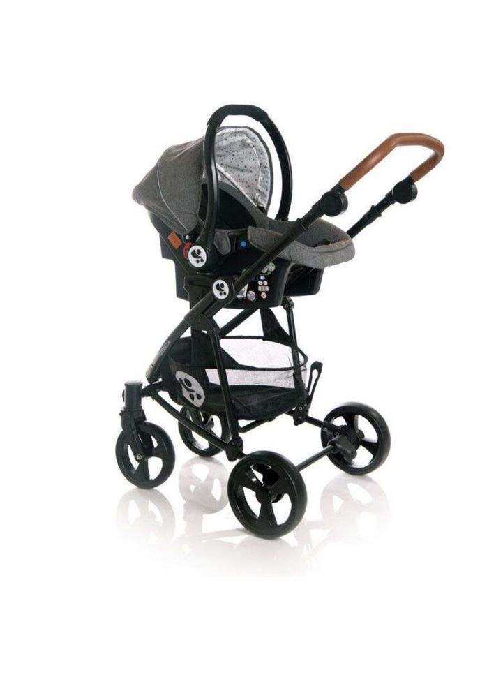 Бебешка количка Lorelli Crysta 3in1 Premium Grey