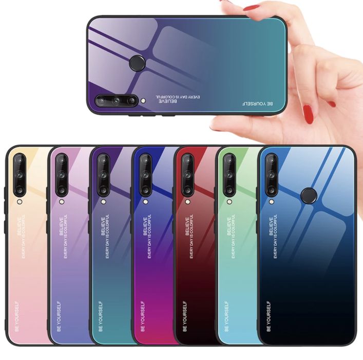Husa Gradient din sticla pentru Huawei P40 Lite / P40 Lite E / Y7p