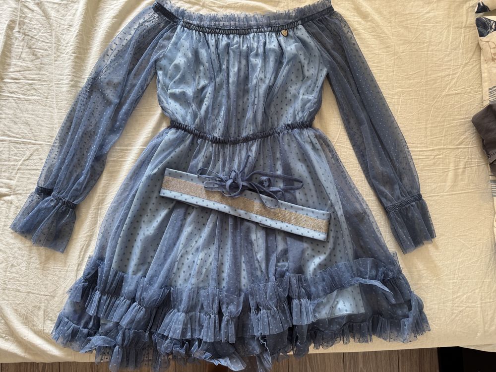 Тюлена официална рокла от LUCY fashion