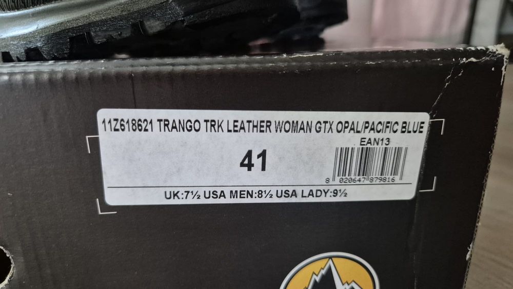 Ghete trekking La Sportiva Trango Trk Leather GTX - opal/pacific blue