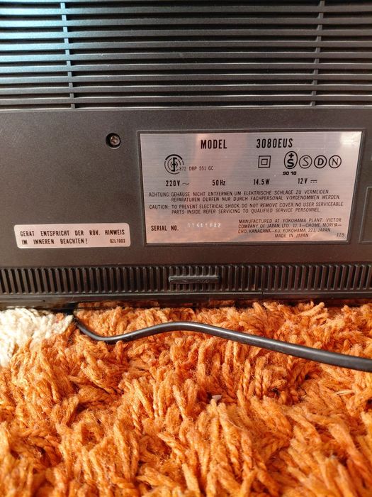 Radio TV casetofon JVC impecabil