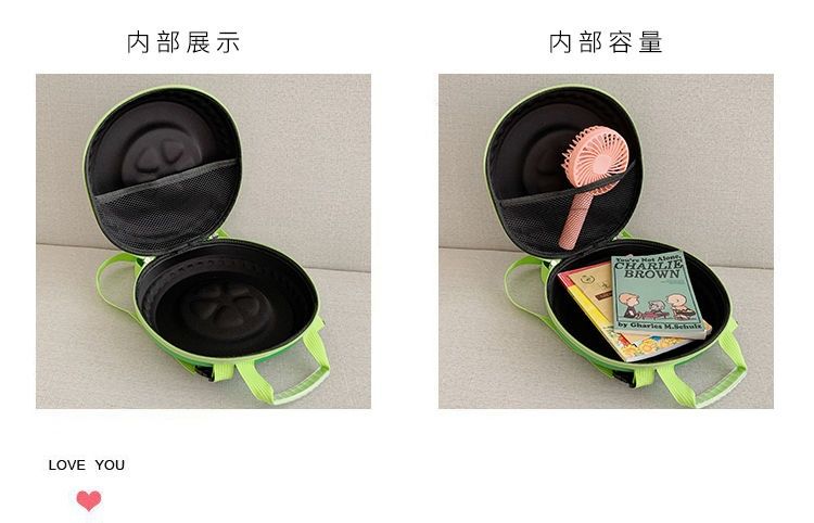 Детский рюкзак в форме колеса твердый корпус вместительный