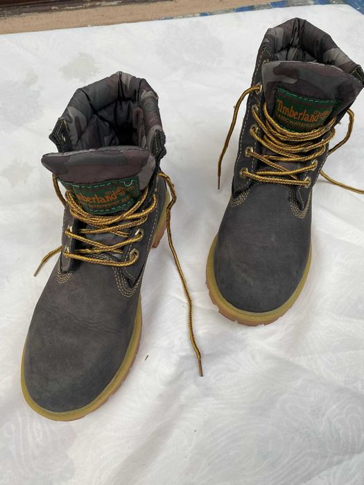 Timberland Classic Waterproof Боти - Камуфлаж и Тъмно Сиво (Номер 38)