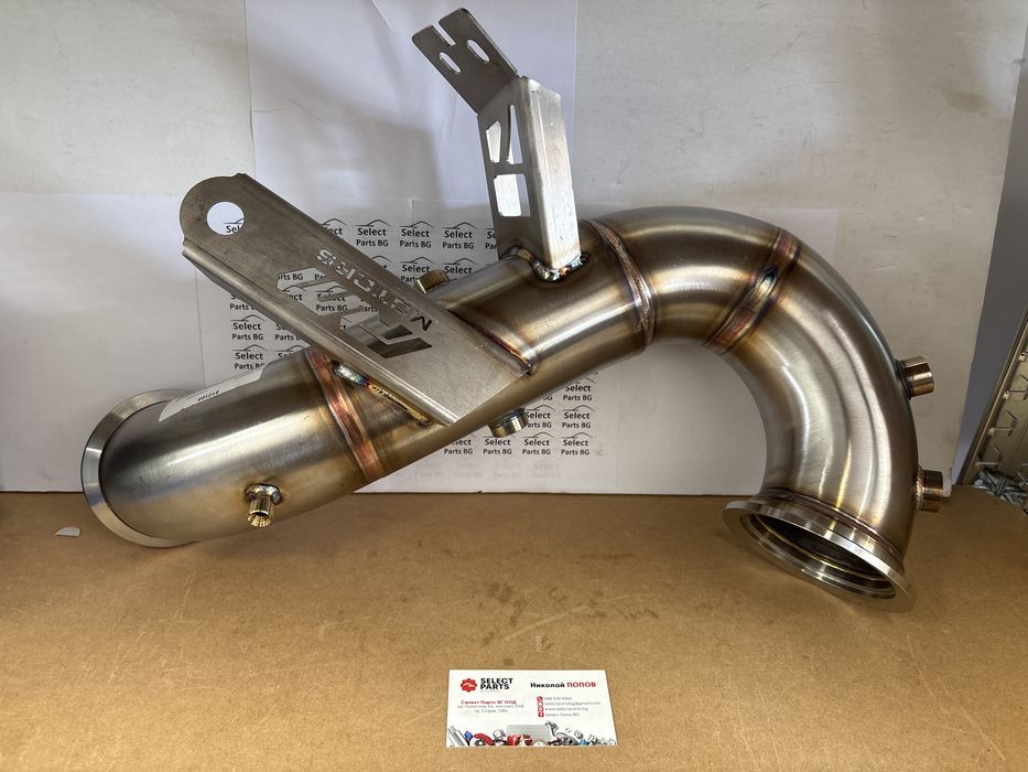 Downpipe RM Motors Даунпайп мерецедес mercedes CLA A45 S AMG 812105