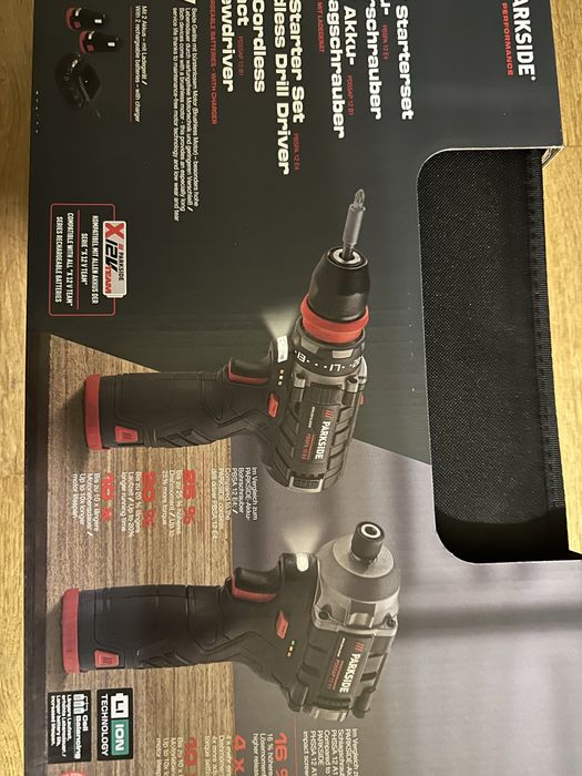 set Impact si filetanta Parkside Performance GARANTIE 5 ANI