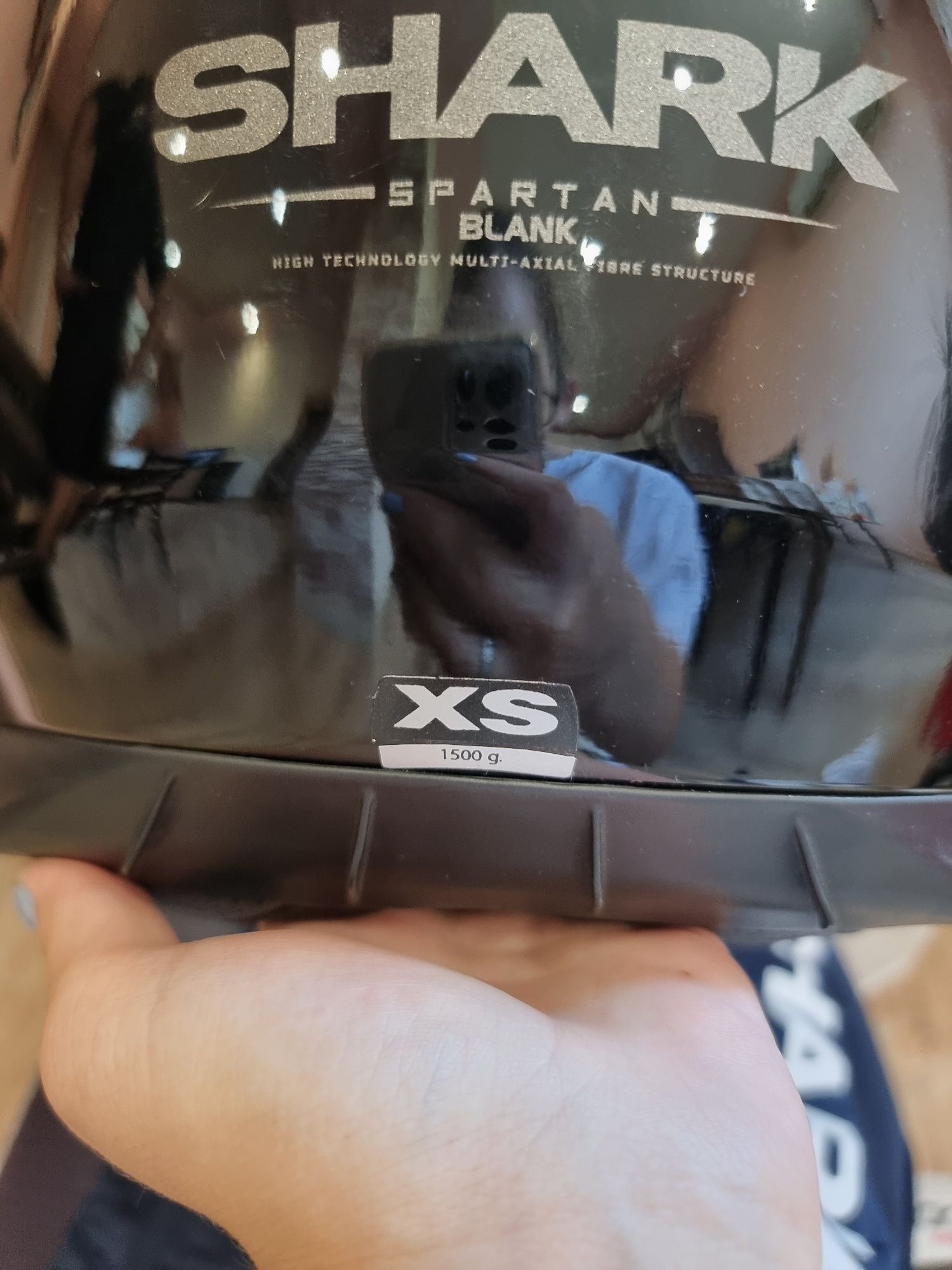 Каска SHARK Spartan blank black xs