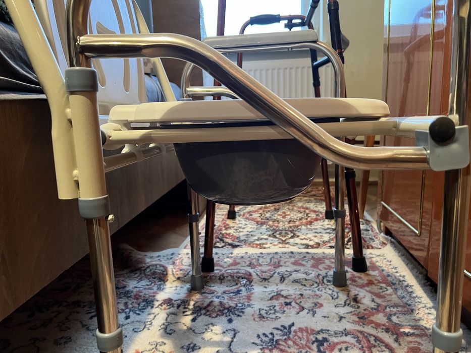 Cadru suport Baston metalic si WC varstnici