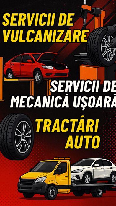 Mecanica ,vulcanizare  si tractari NON STOP