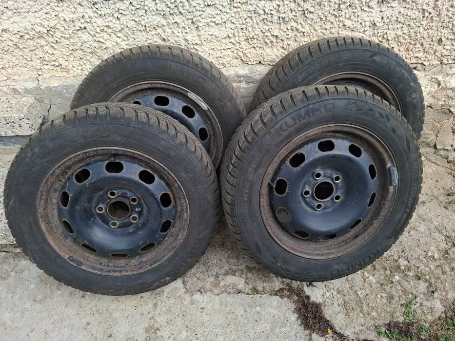 4 зимни гуми с джанти 185/60/14
