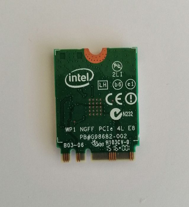 Plăcută laptop wireless Intel Dual Band  wireless AC 3160