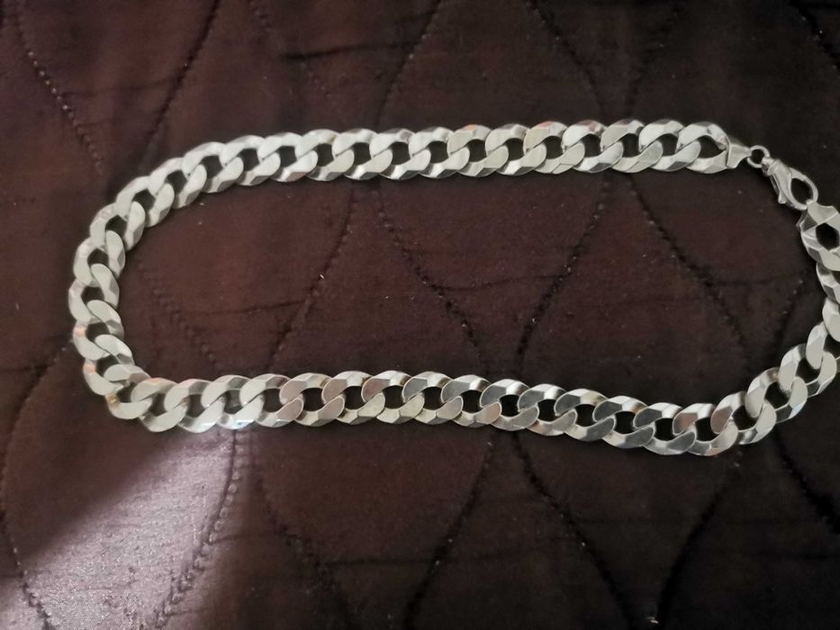 Масивен сребърен ланец 925 italy