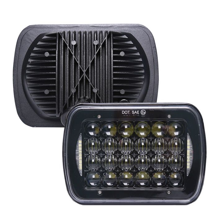 Set faruri LED JEEP Wrangler YJ Cherokee XJ 144W Patrol Landcruiser