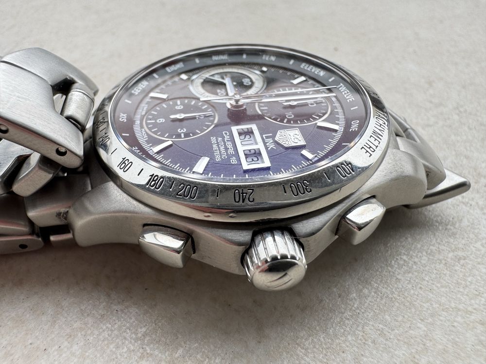 TAG HEUER Link Calibra 16 42 mm черен циферблат