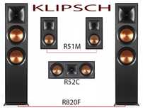 KLIPSCH комплект 5.0 домашний кинотеатр, напольная акустика